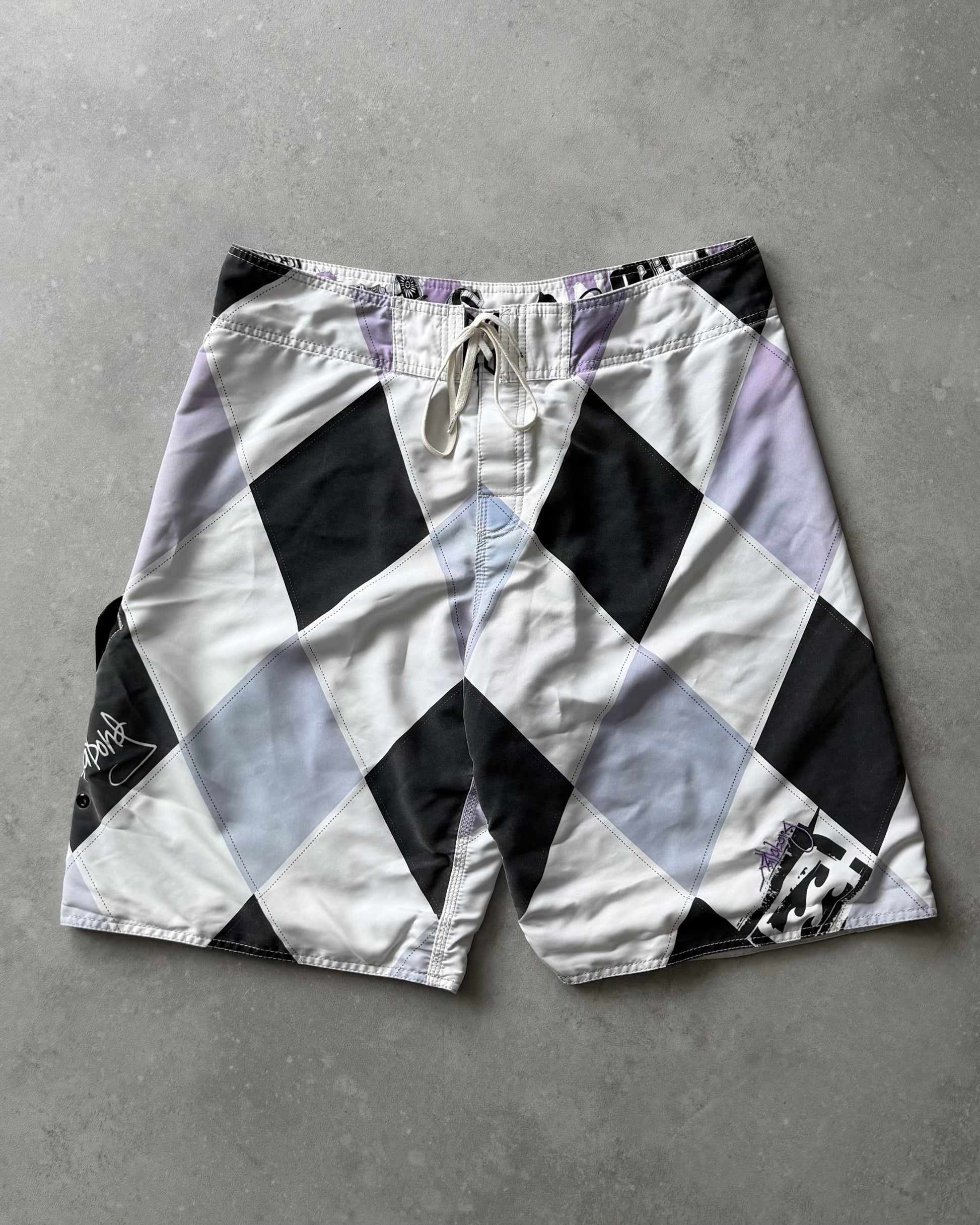 Vintage Andy Irons Billabong boardshorts front