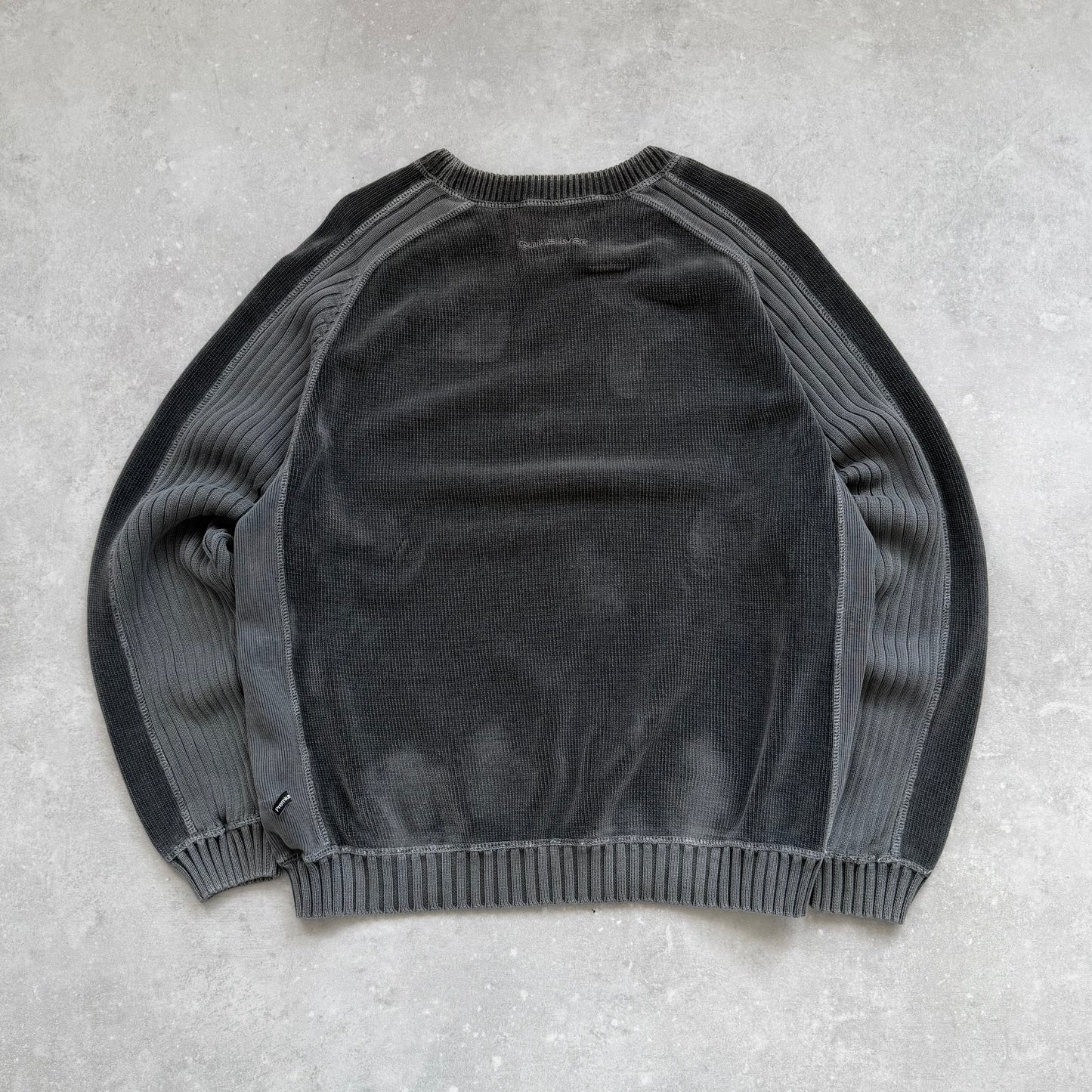 00’s Quiksilver Corduroy Knit Jumper (L)