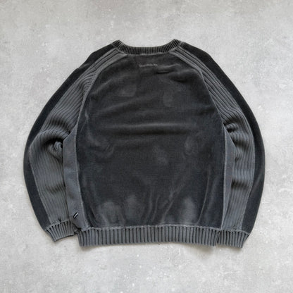 00’s Quiksilver Corduroy Knit Jumper (L)