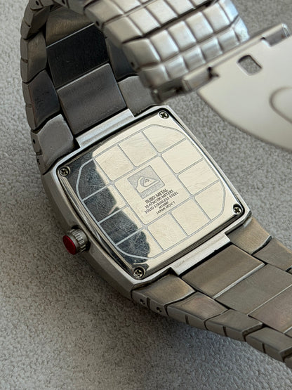 Vintage Quiksilver Silver Rubix Watch