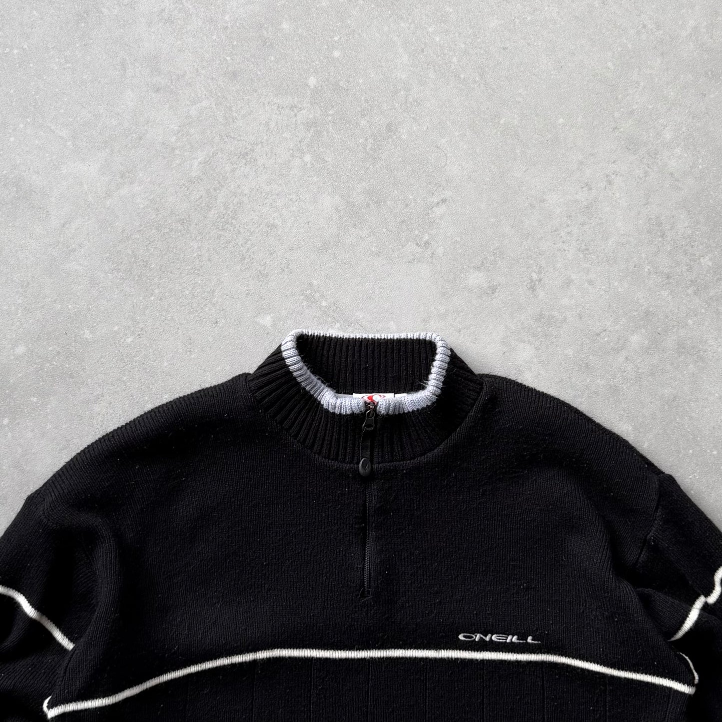 Vintage O'Neill 1/4 Zip Knit Jumper (L)
