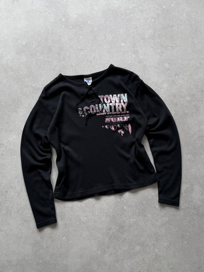 Vintage Women’s T&C Long Sleeve Top (L)