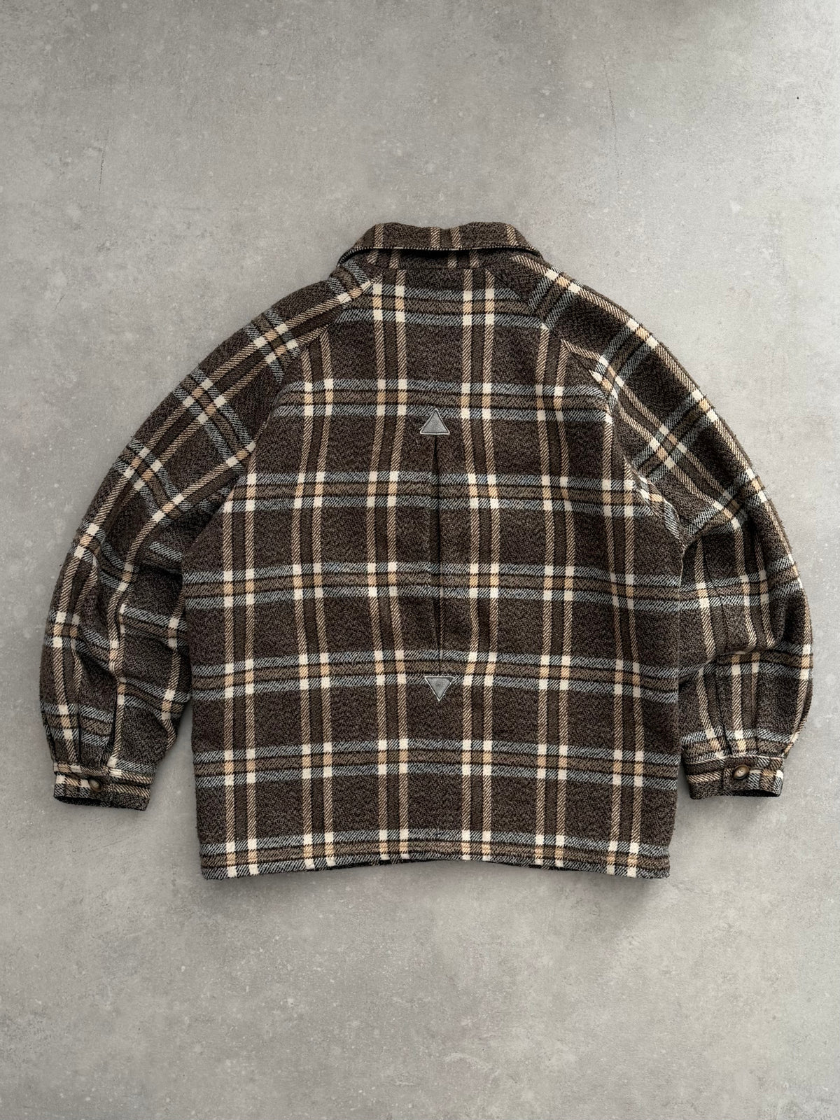 Vintage Quiksilver Plaid Fleece Jacket (L)