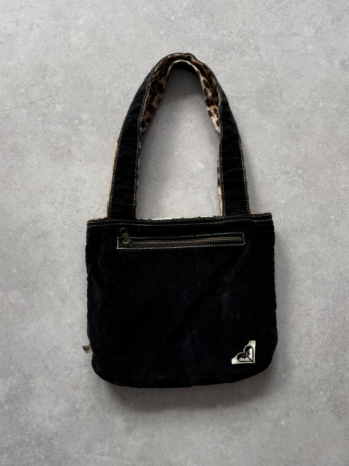 Vintage Roxy 2in1 Leopard Reversible Handbag