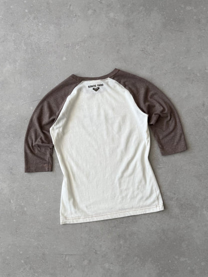 Vintage Roxy Women’s Long Sleeve T-Shirt (M)