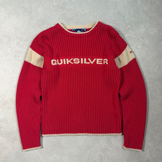 00’s Quiksilver Cable Knit Jumper (XS)