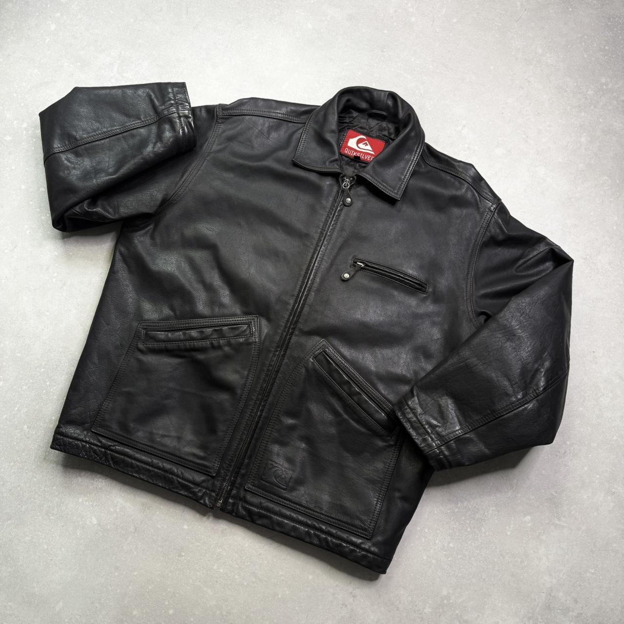 2000’s Quiksilver Leather Jacket