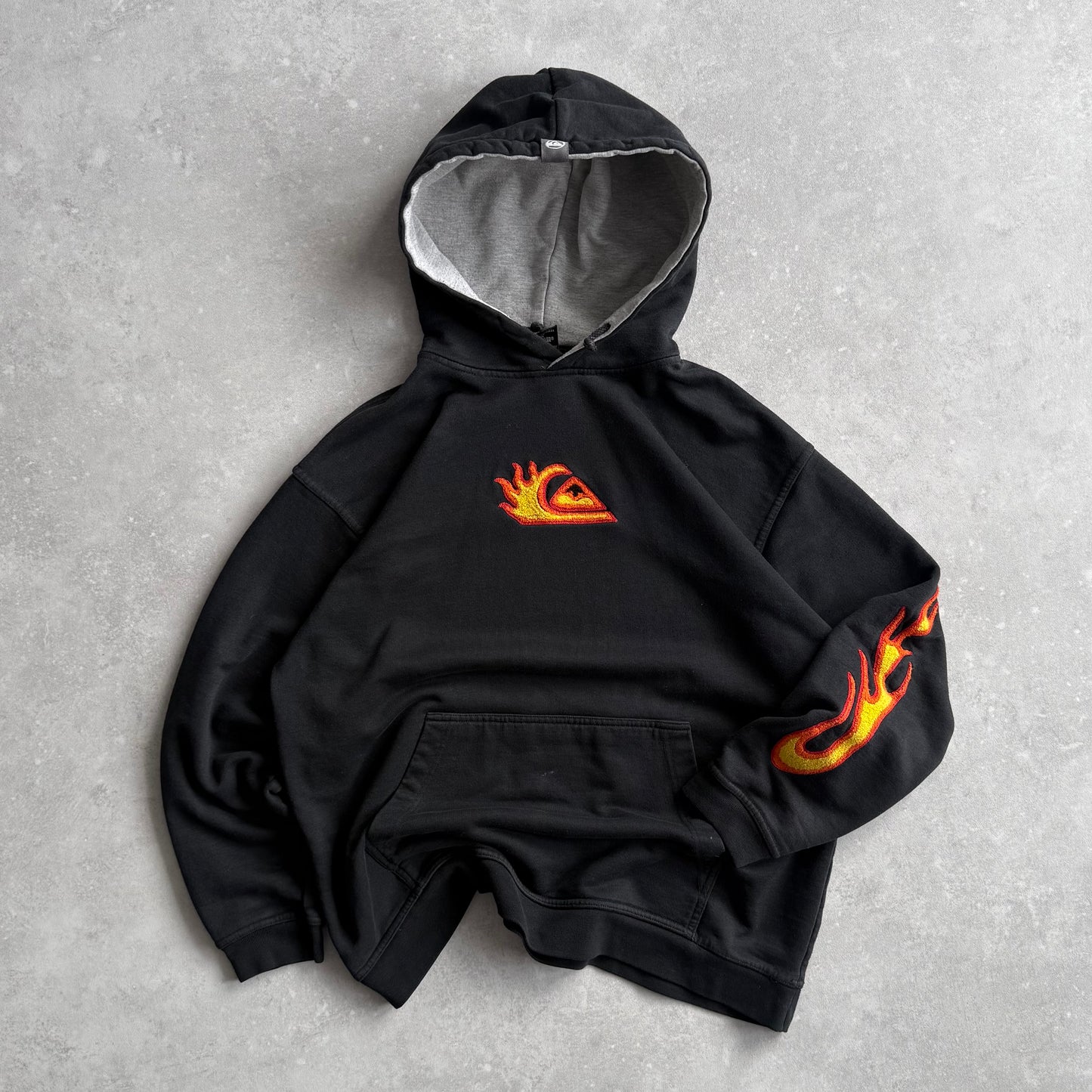 00’s Quiksilver Flame Hoodie (L)