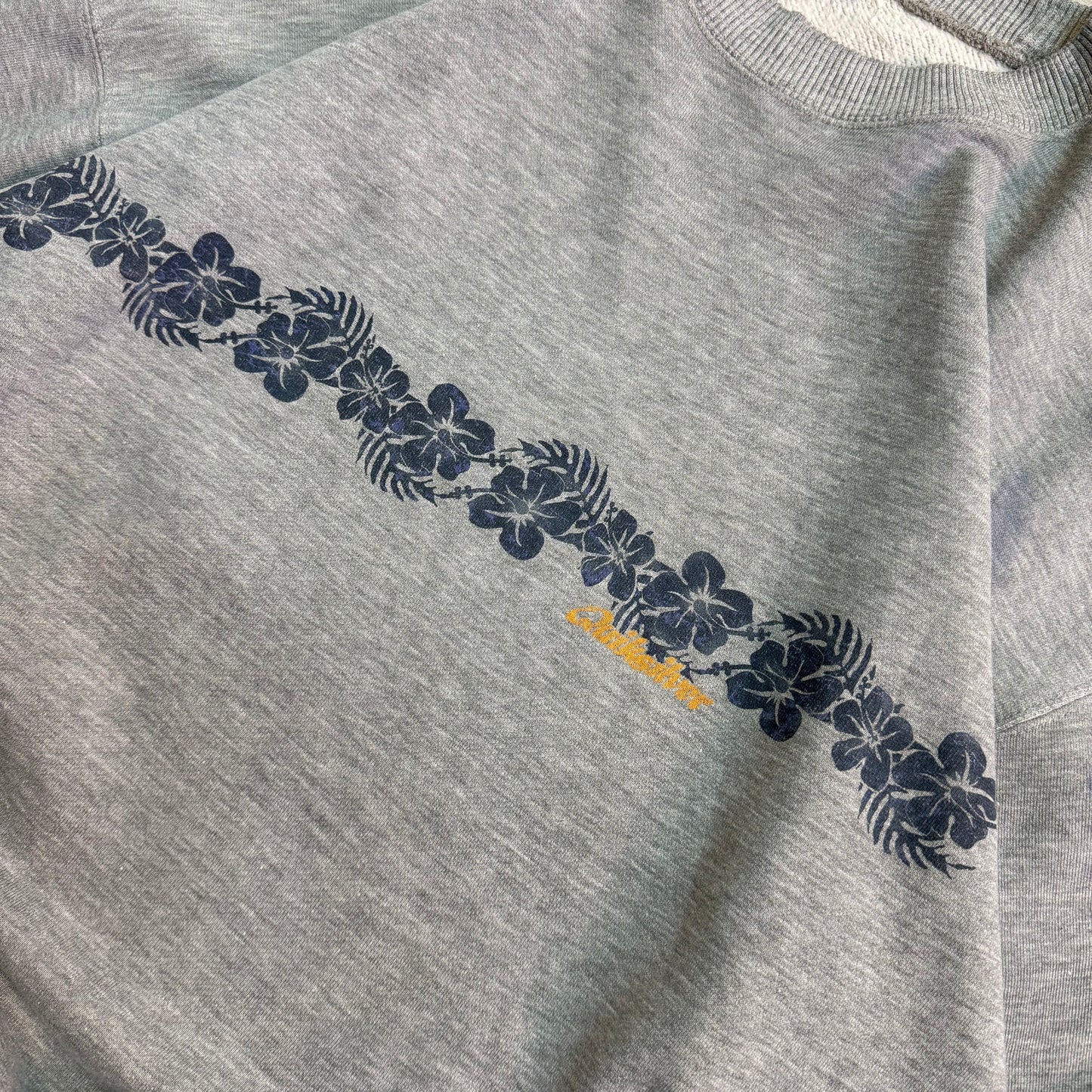 90’s Quiksilver Floral Sweatshirt (XL)