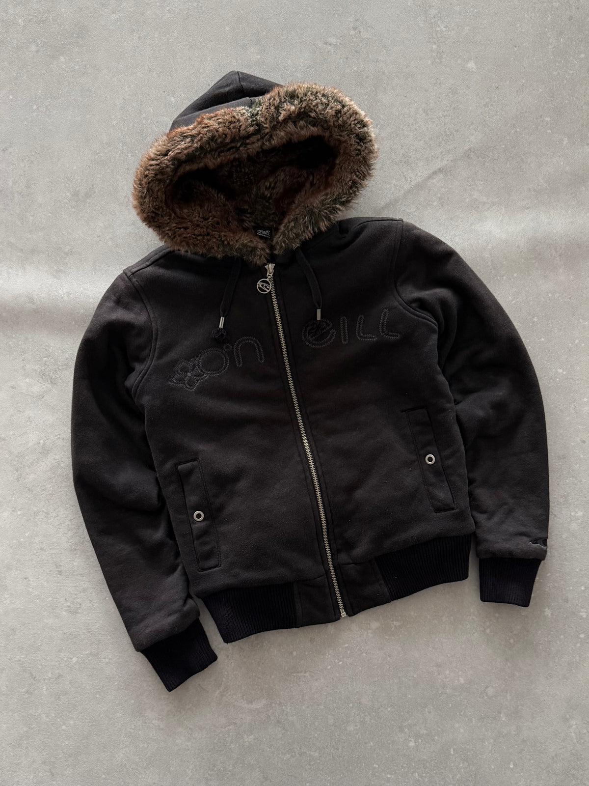 Vintage O’Neill Fur Lined Hoodie (S)