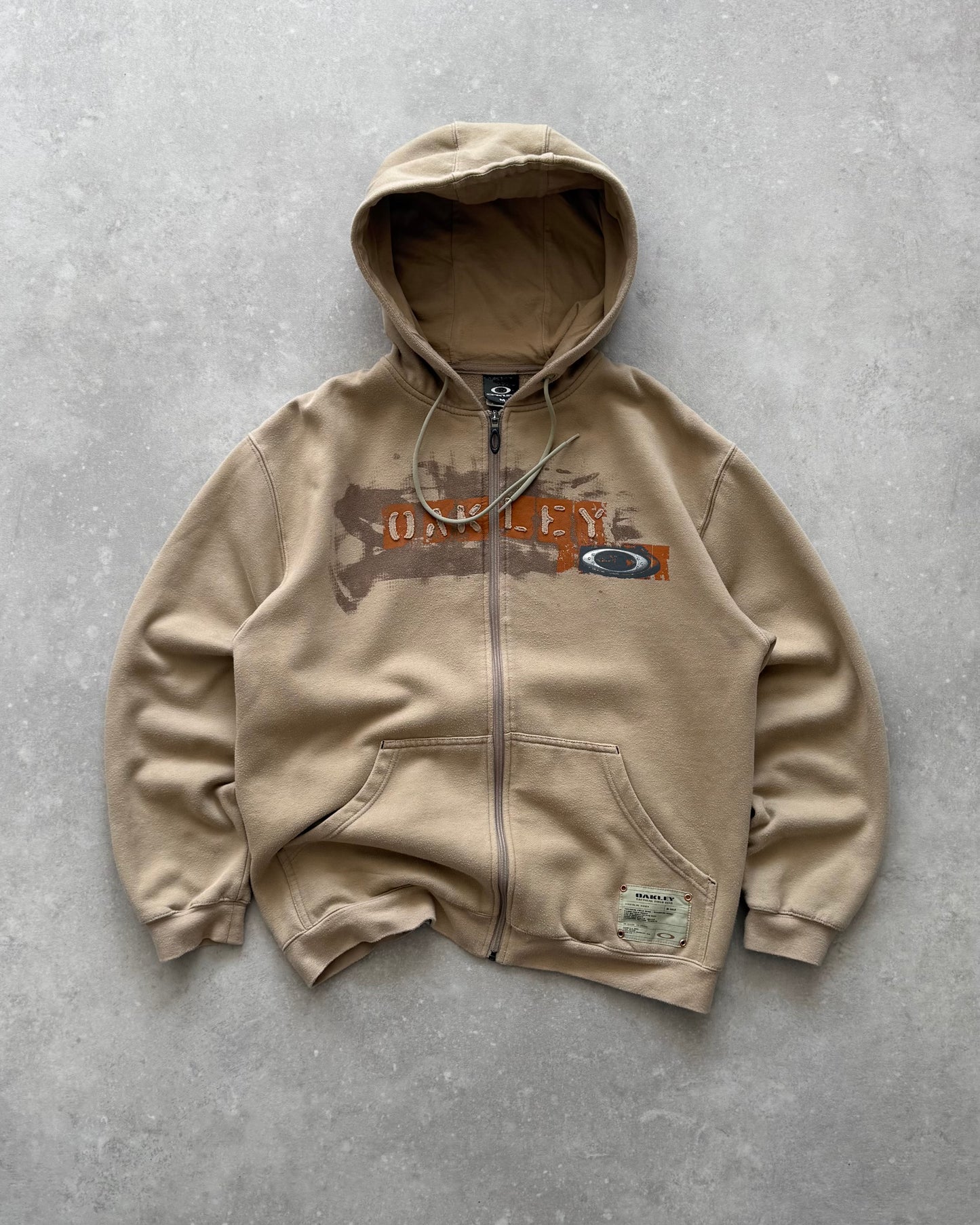 Vintage Oakley Zip Up Hoodie (M)
