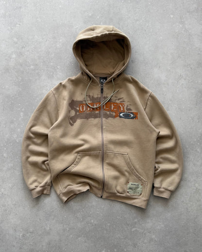 Vintage Oakley Zip Up Hoodie (M)