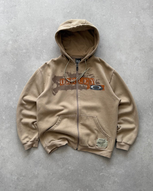Vintage Oakley Zip Up Hoodie (M)