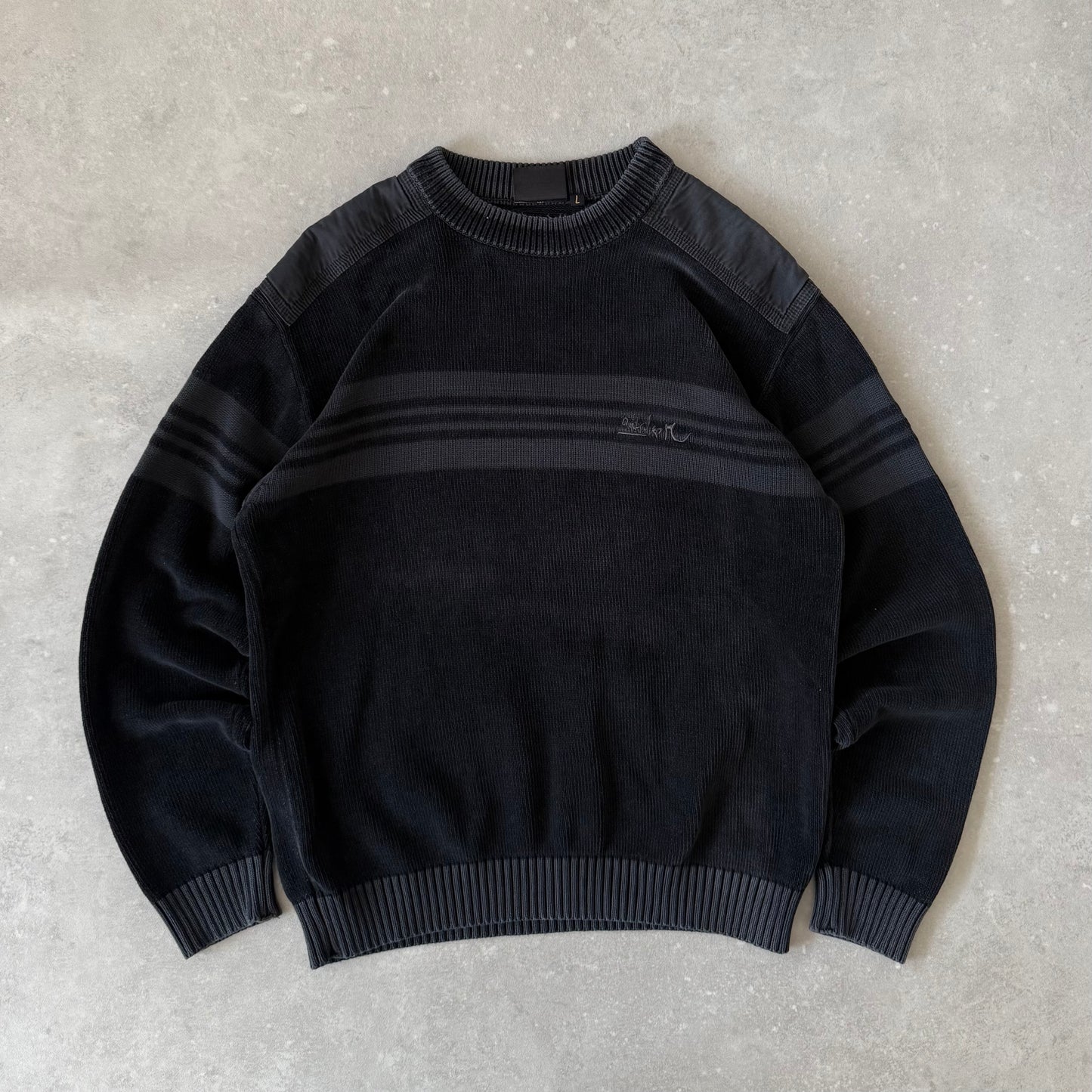 00’s Quiksilver Corduroy Knit Jumper (M)