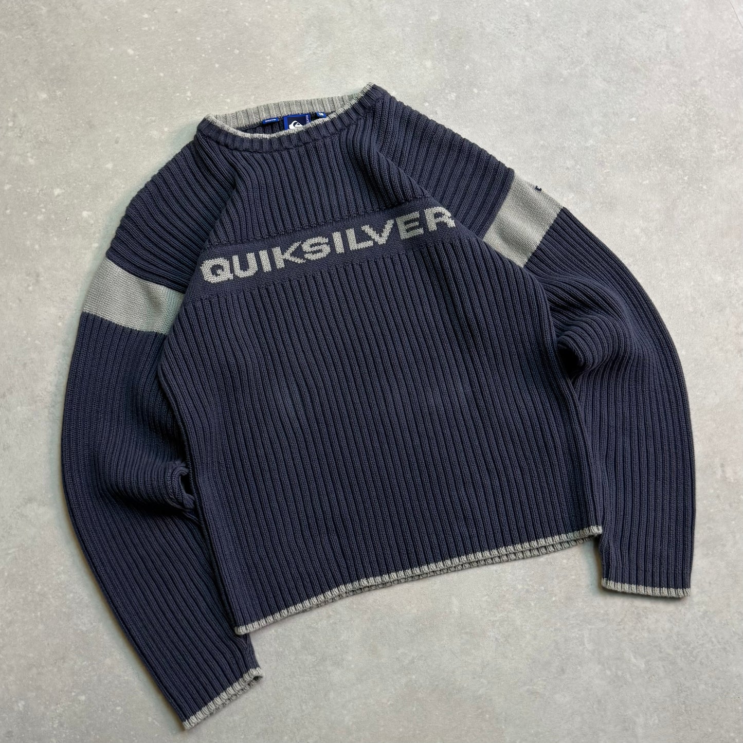00’s Quiksilver Cable Knit Jumper (S)