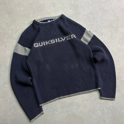 00’s Quiksilver Cable Knit Jumper (S)