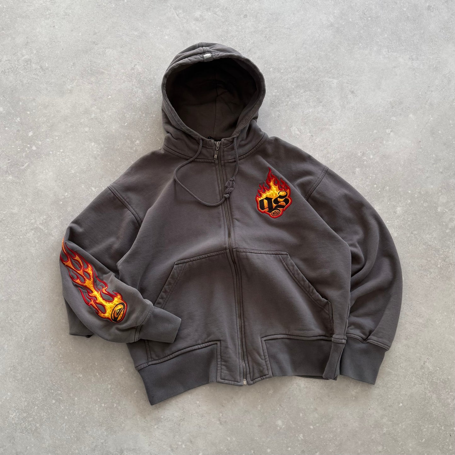 00’s Quiksilver Flame Hoodie (S)