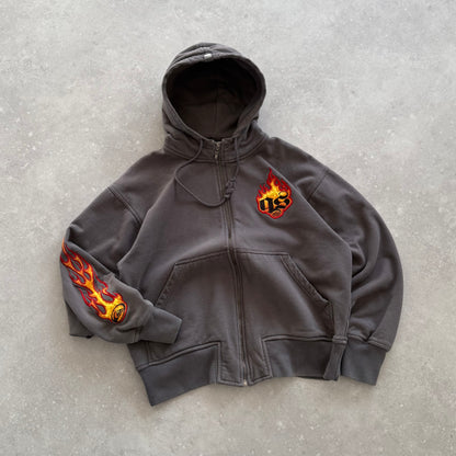 00’s Quiksilver Flame Hoodie (S)