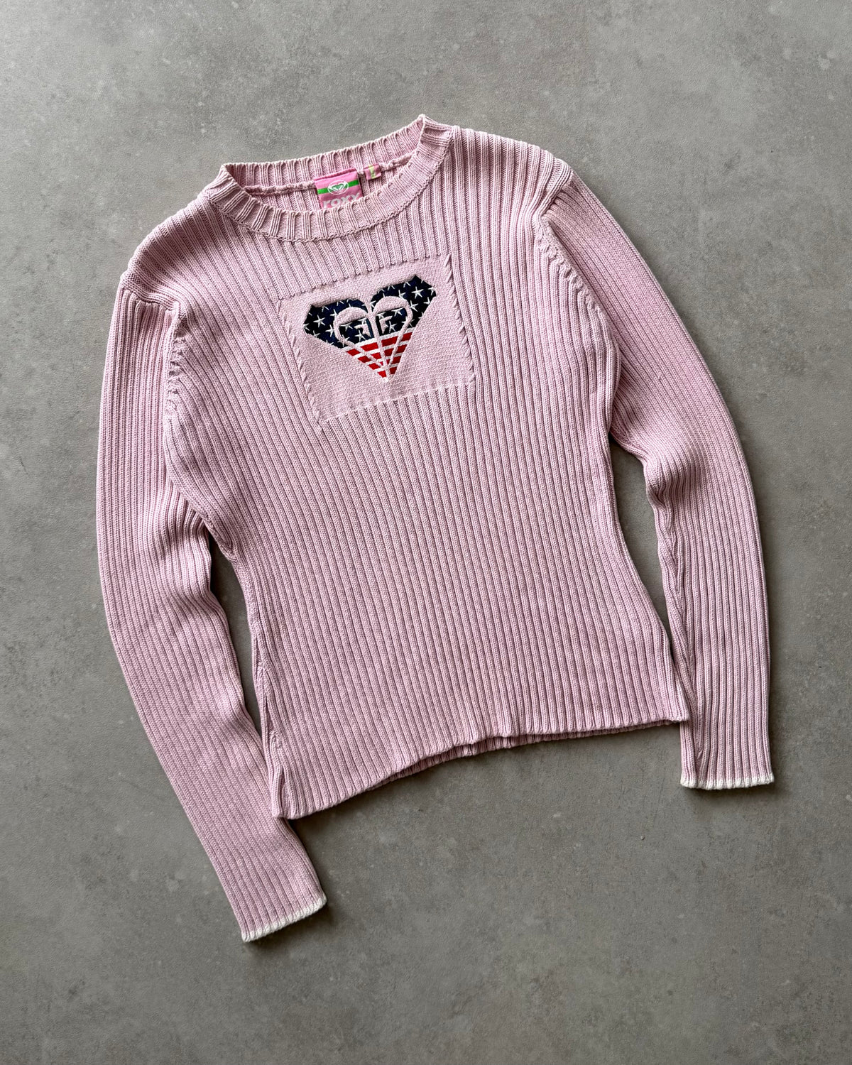 Vintage Roxy Cable Knit Jumper (M)