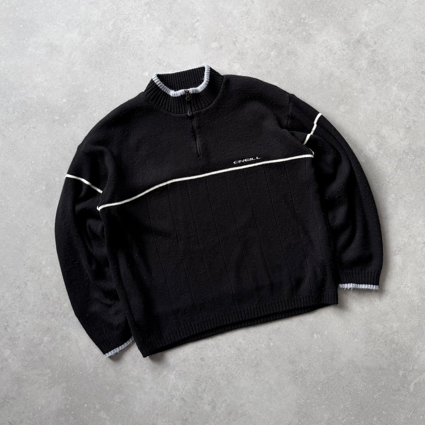 Vintage O'Neill 1/4 Zip Knit Jumper (L)
