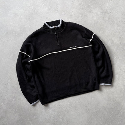 Vintage O'Neill 1/4 Zip Knit Jumper (L)