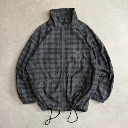 90's Quiksilver Plaid Shell Jacket (L)