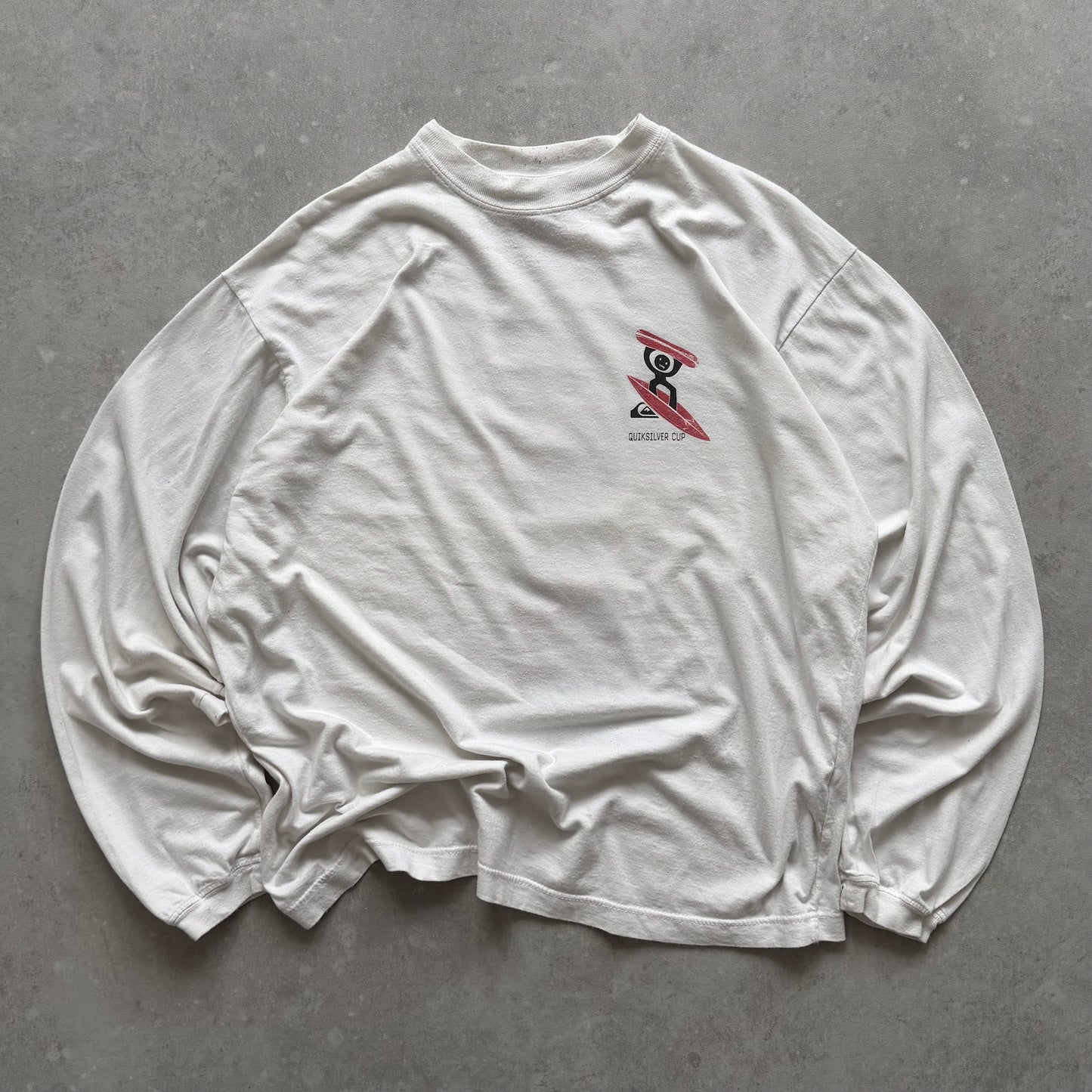 90's Quiksilver Long Sleeve T-Shirt (M)