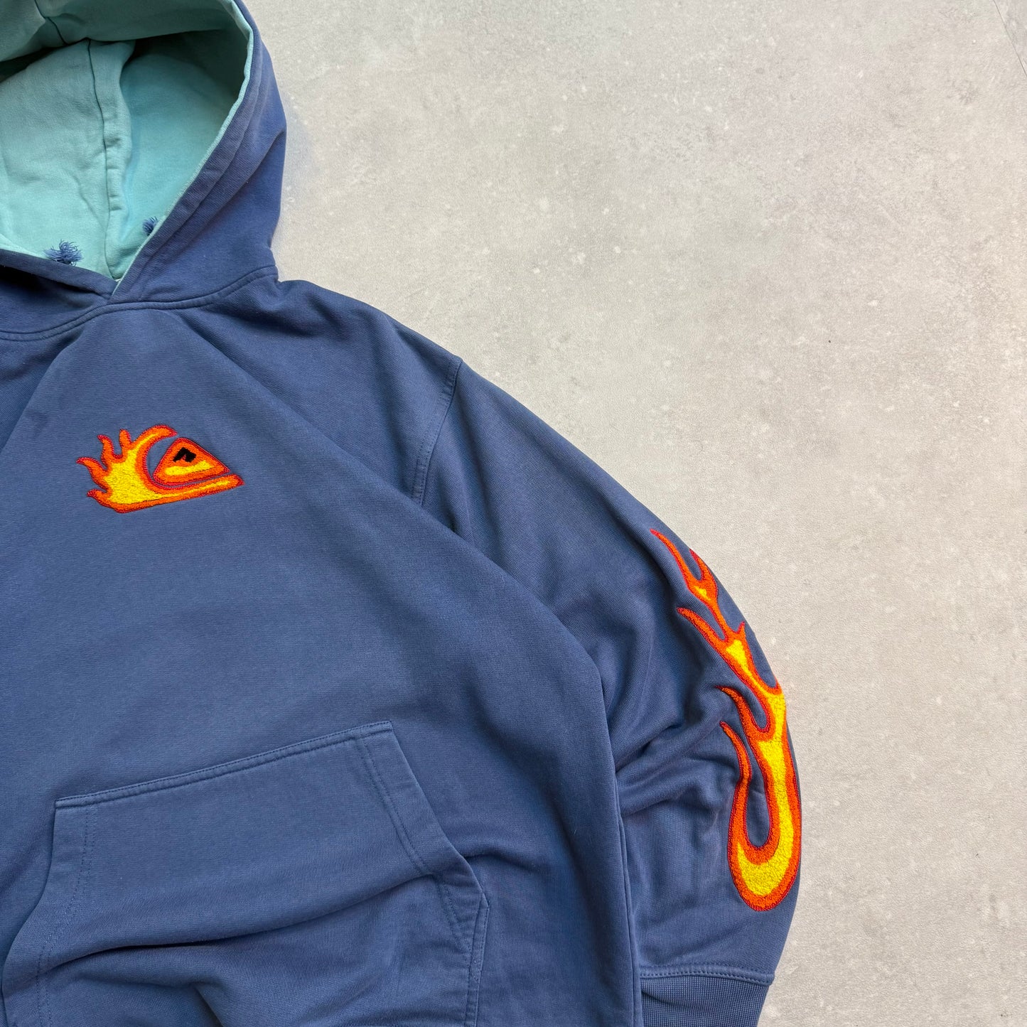 00’s Quiksilver Flame Hoodie