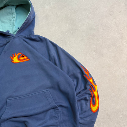 00’s Quiksilver Flame Hoodie