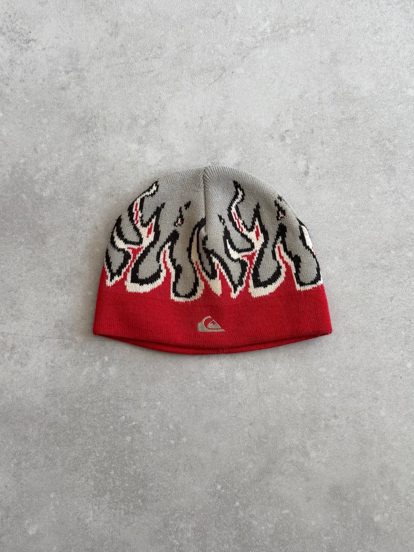 Vintage Quiksilver Flame Beanie