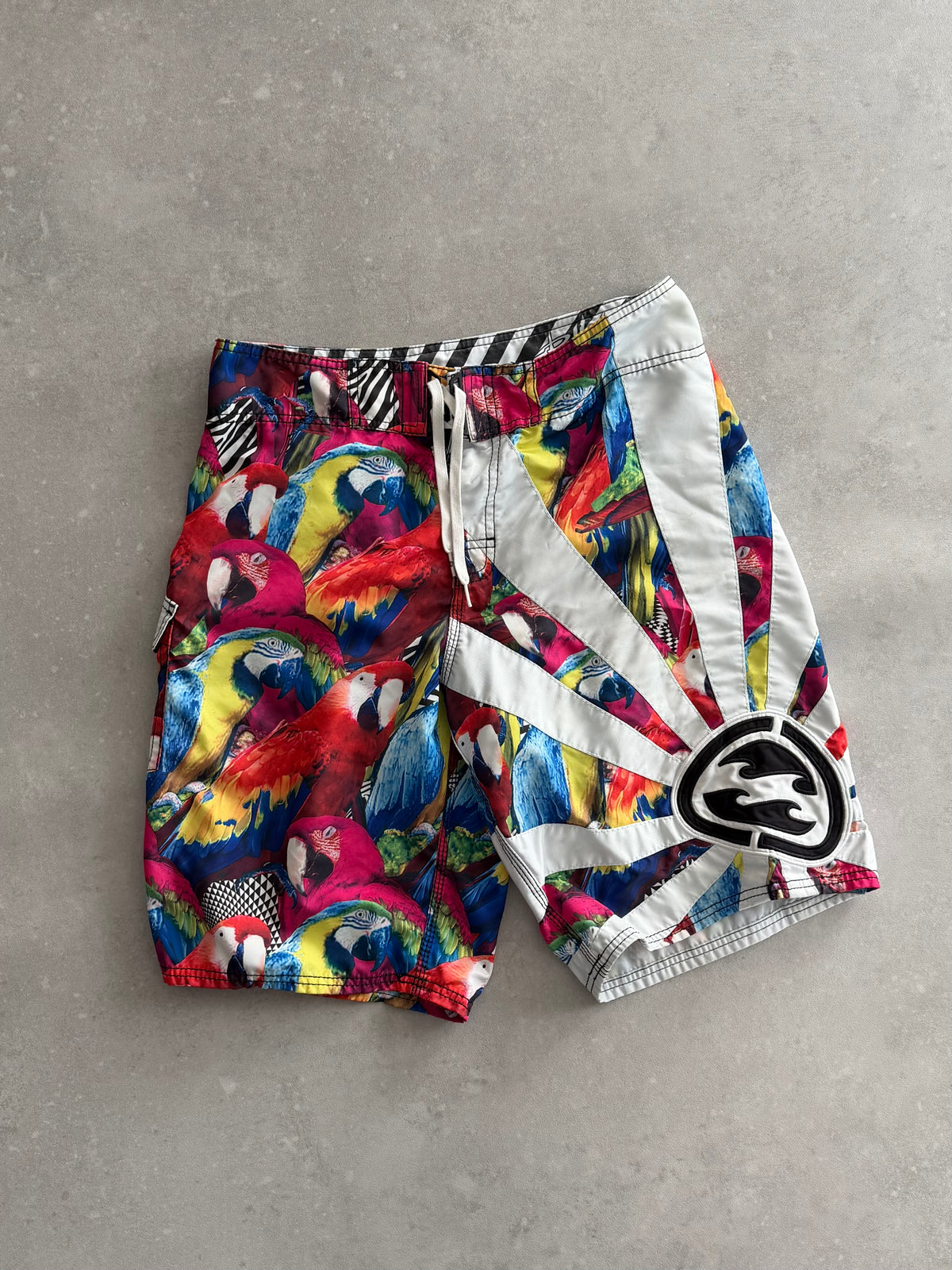 Vintage Billabong Andy Irons Rising Sun Boardshorts (32)