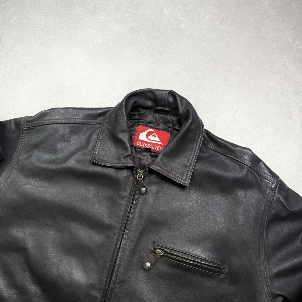 2000’s Quiksilver Leather Jacket