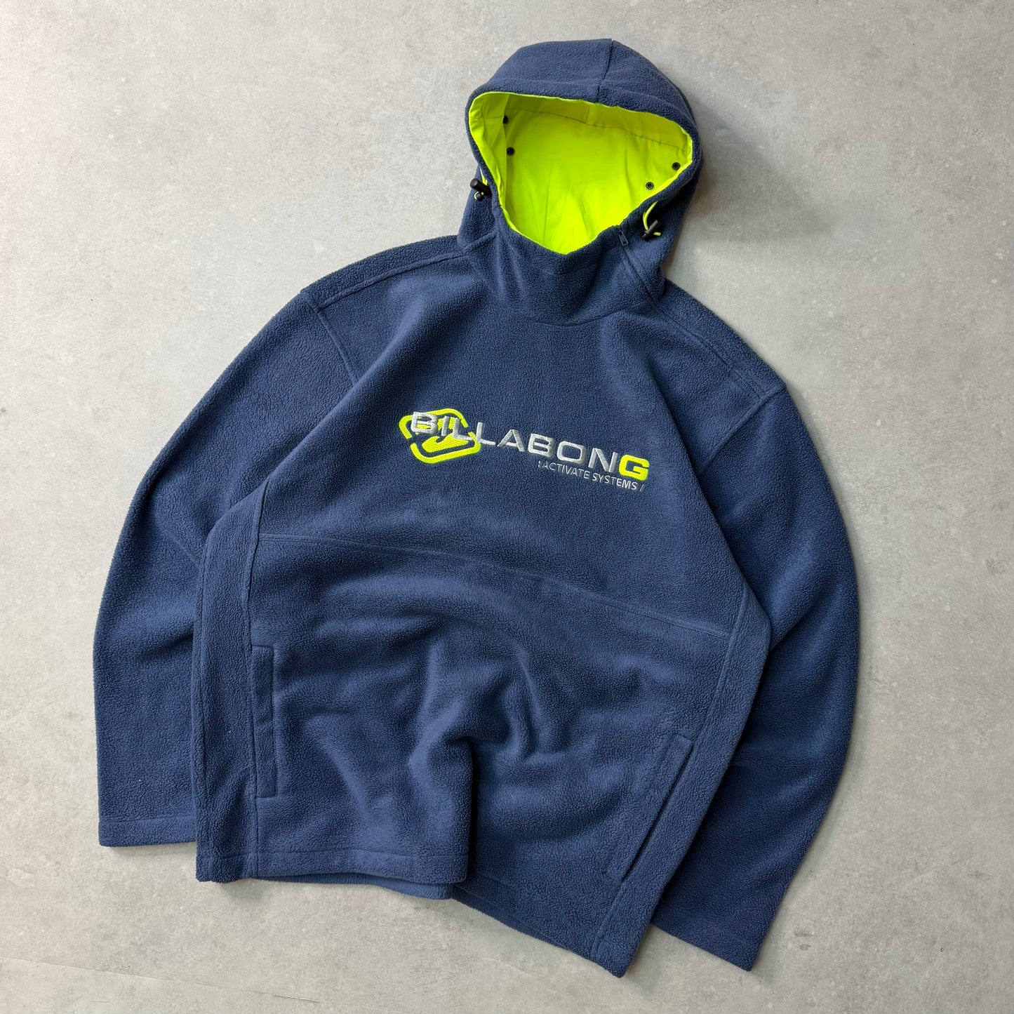 00's Billabong Scuba Fleece Hoodie (L)