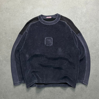 00’s Quiksilver Corduroy Knit Jumper (M)