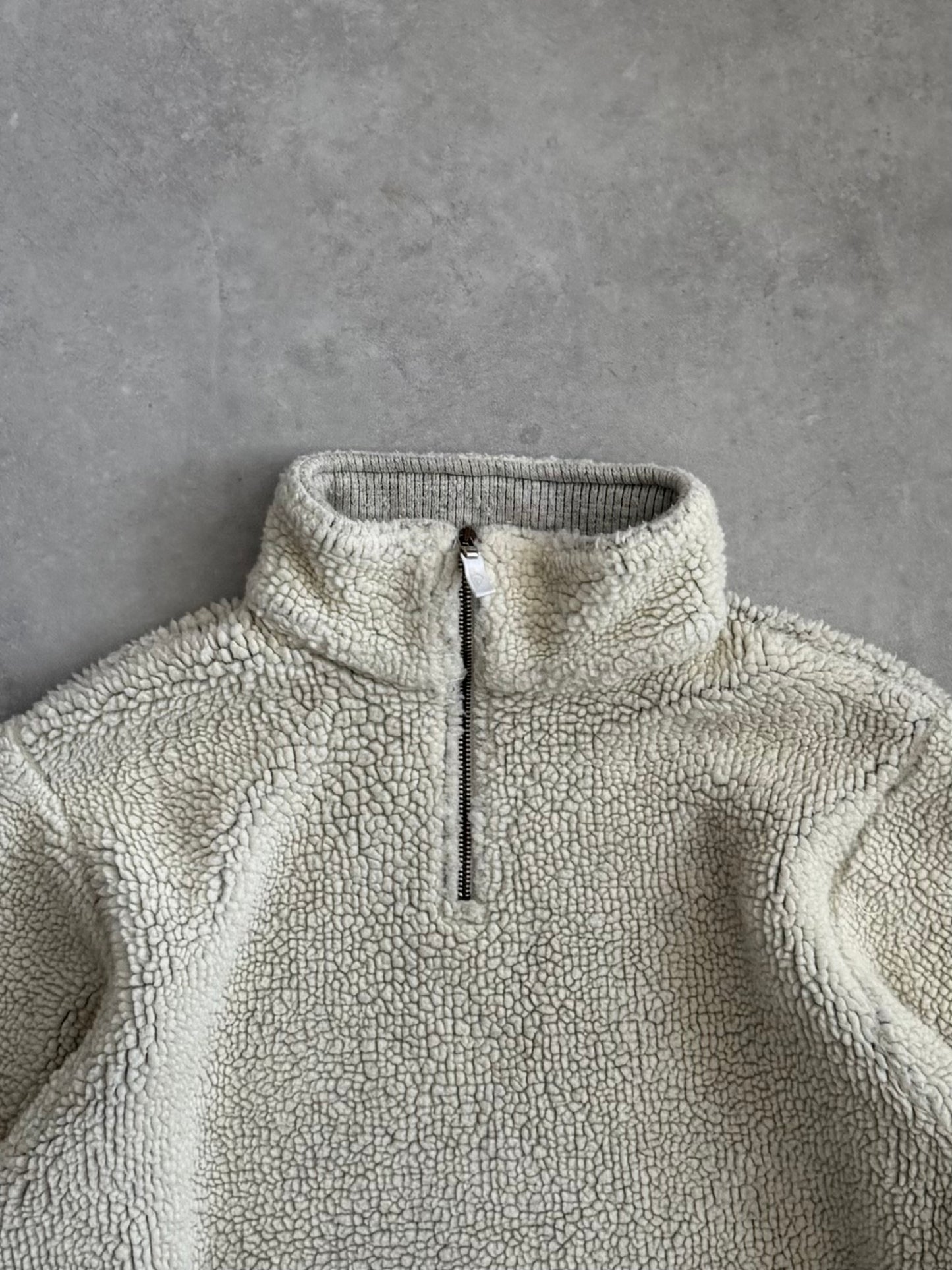 Vintage Quiksilver 1/4 Zip Sherpa Fleece (L)