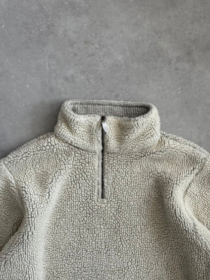 Vintage Quiksilver 1/4 Zip Sherpa Fleece (L)