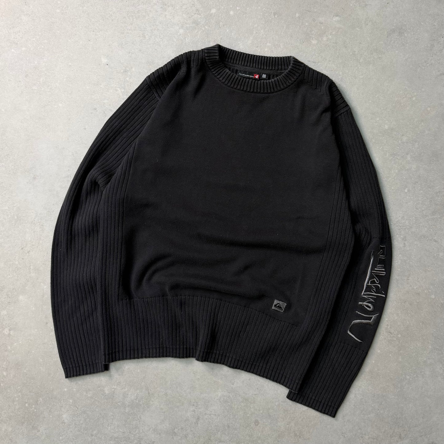 00's Quiksilver Cable Knit Jumper (M)
