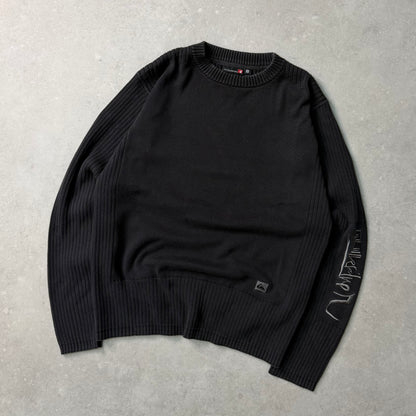 00's Quiksilver Cable Knit Jumper (M)