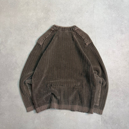 00’s Quiksilver Corduroy Knit Jumper (S)