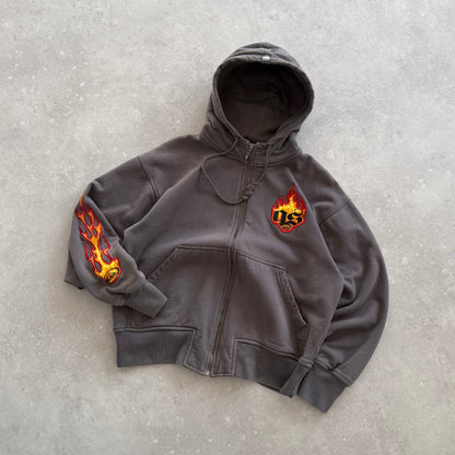 00’s Quiksilver Flame Hoodie (S)