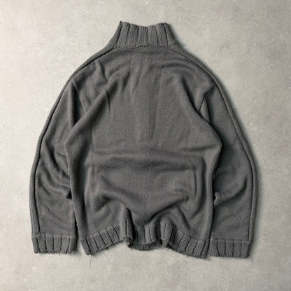 00’s Oakley Zip-up Knit Jumper (L)