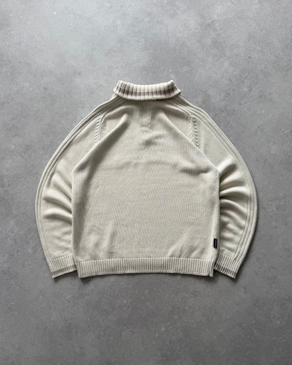 Vintage Quiksilver 1/4 Zip Knit Jumper (L)