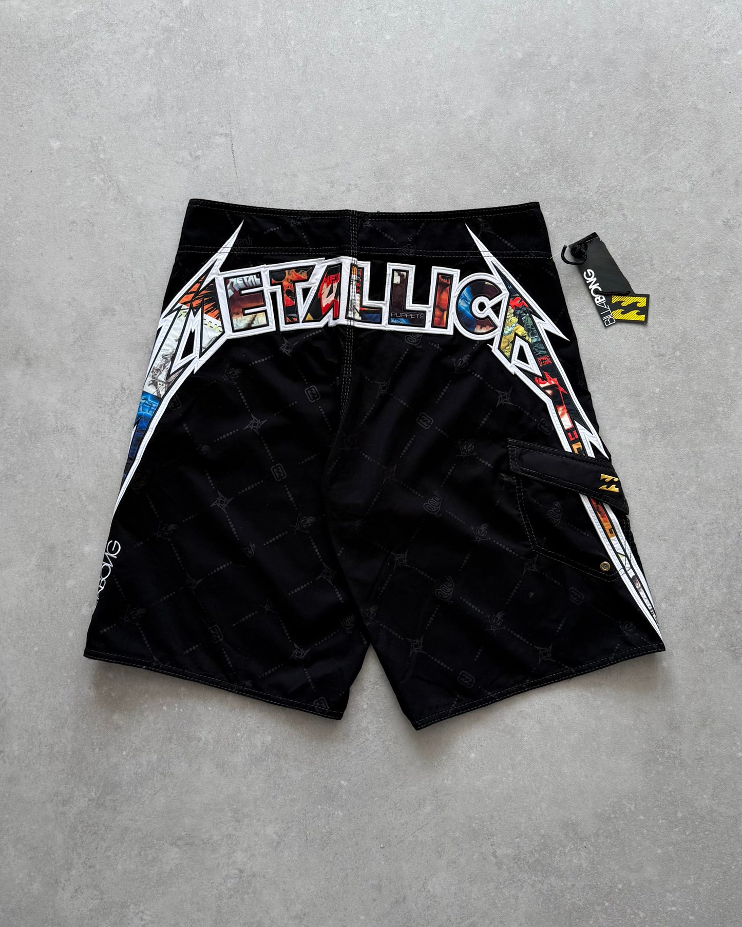 Vintage Billabong Metallica Boardshorts BNWT (34)