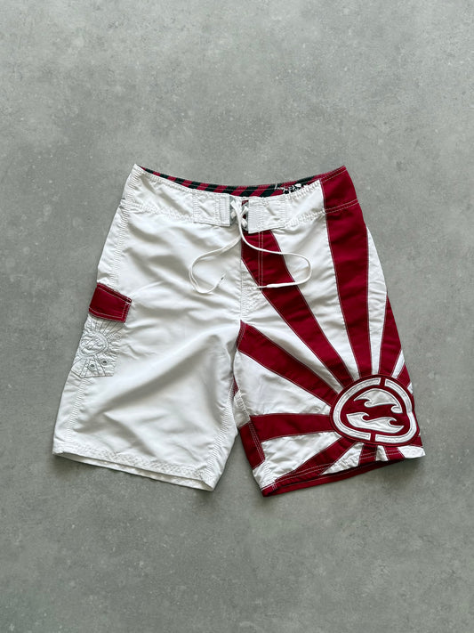 Vintage Billabong Andy Irons Rising Sun Boardshorts (32)