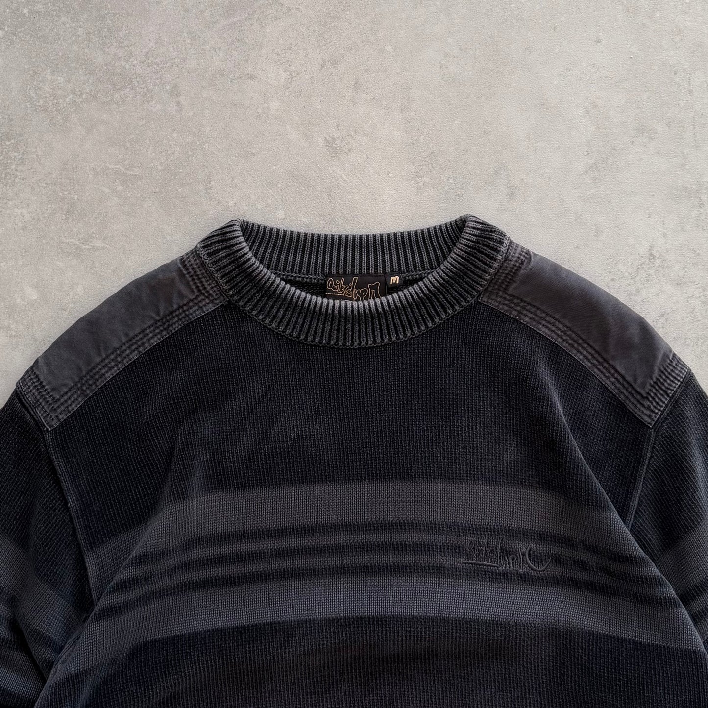 00’s Quiksilver Corduroy Knit Jumper (M)