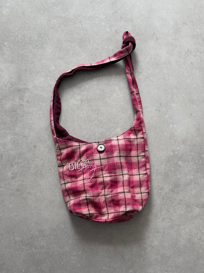 Vintage Billabong Plaid Tote Bag