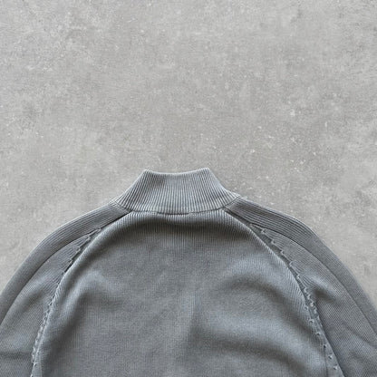 Vintage Quiksilver Full Zip Knit Jumper (M)