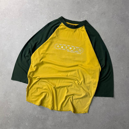 00’s Rip Curl Search Sessions 3/4 Sleeve T-Shirt (L)
