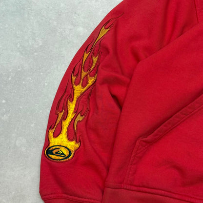 00’s Quiksilver Flame Hoodie (XL)