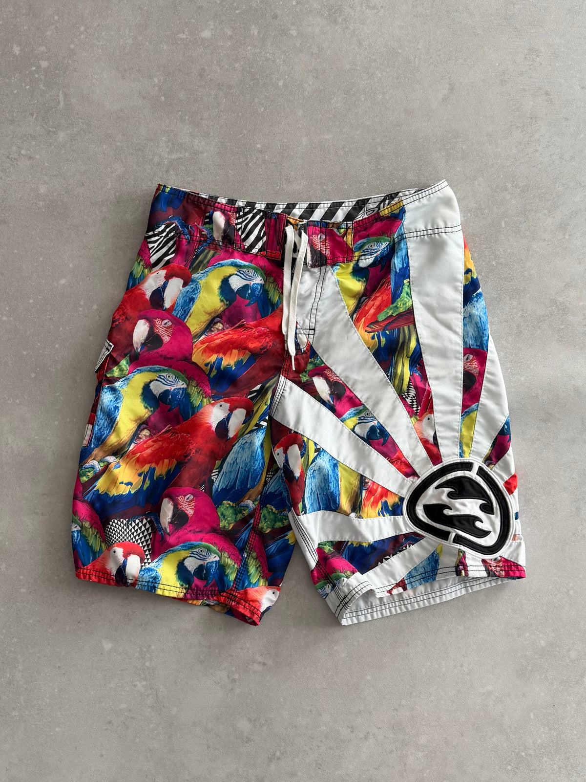 Vintage Billabong Andy Irons Rising Sun Boardshorts (32)